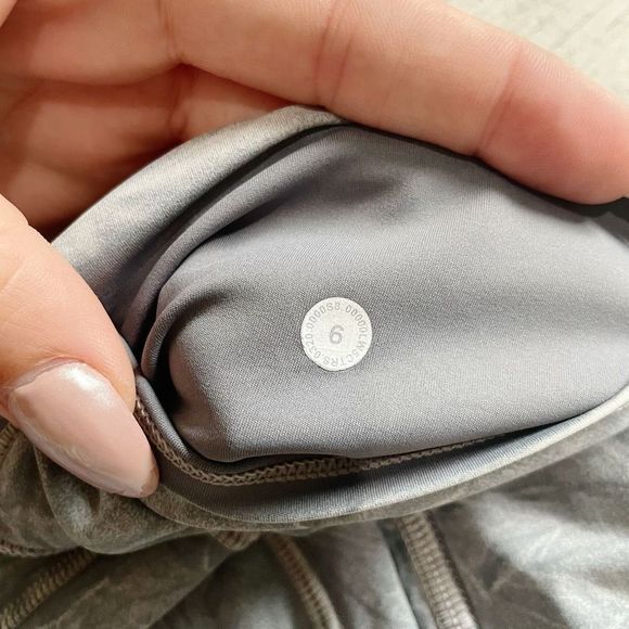 Lululemon High Rise Tight 25" *Ice Dye Ice Wash Asphalt Grey Size 6 - Picture 5 of 5